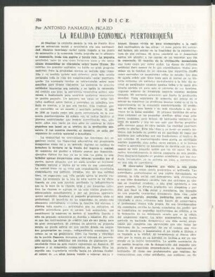 La realidad económica puertorriqueña