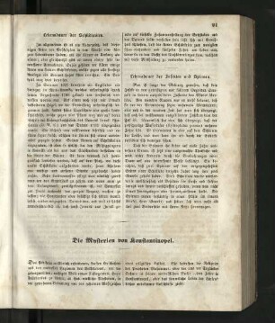 Die Mysterien von Konstantinopel.
