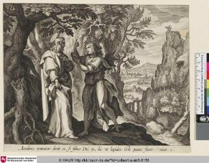 [The Temptation in the Wilderness; Die Versuchung Christi in der Wüste]
