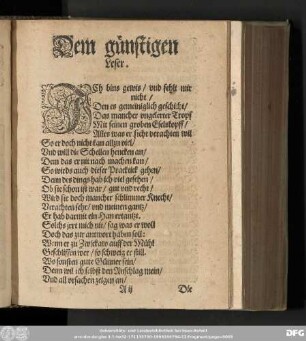 Dem günstigen Leser.