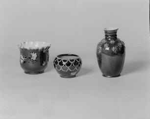 Vase : Zwei Töpfe und Vase (1. H. 20. Jh.; wohl K. Feuerriegel)