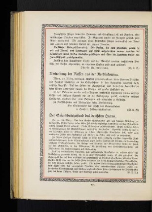 Vertreibung der Russen aus der Nordbukowina.