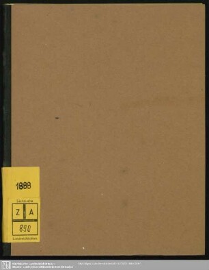 50.1888: Königlich-Sächsischer Ameisen-Kalender : auf das Jahr ...