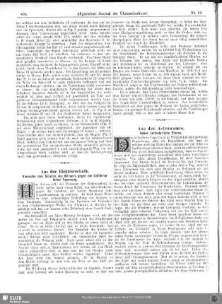 Aus der Astronomie. Ueber veränderliche Sterne