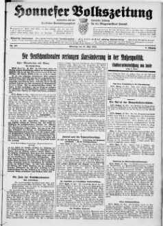 Honnefer Volkszeitung. 1889-1978