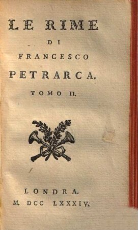 Le rime di F. Petrarca, 2