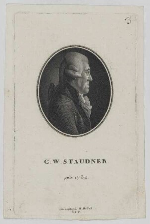 Bildnis des C. W. Staudner