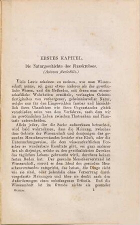 Der Krebs : eine Einleitung in das Studium der Zoologie