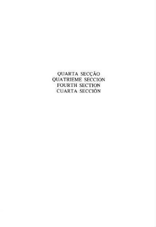 585-654, Quarta secção - Delinquência juvenil / Quatrieme seccion - Delinquance juvenile / Fourth section - Juvenile delinquency / Cuarta sección - Delinquencia juvenil