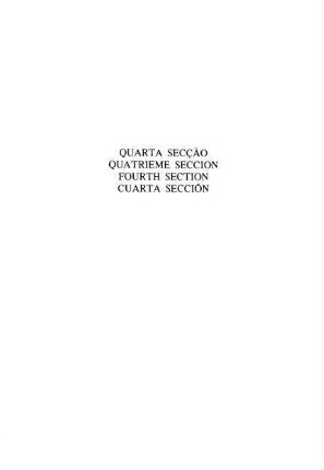 585-654, Quarta secção - Delinquência juvenil / Quatrieme seccion - Delinquance juvenile / Fourth section - Juvenile delinquency / Cuarta sección - Delinquencia juvenil