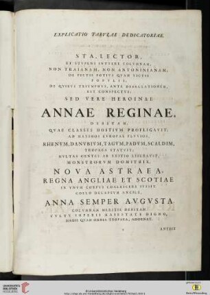 Explicatio tabulae dedicatoriae