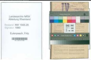 Entnazifizierung Fritz Eulenpesch , geb. 17.05.1907 (Arbeiter)