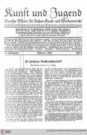 N.F. 10.1930: Ist Zeichnen Ausdrucksmittel?
