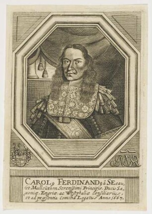 Bildnis des Carolus Ferdinandus â Seeau