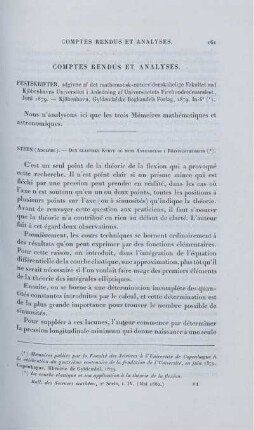 Bulletin des Sciences Mathèmatiques et Astronomiques.