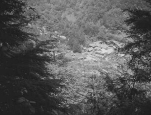 Nakabusa Onsen : Blick von einem Berg