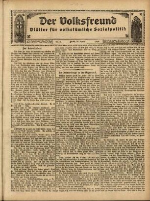 Ausgabe vom Sonntag, den 27. April 1913.