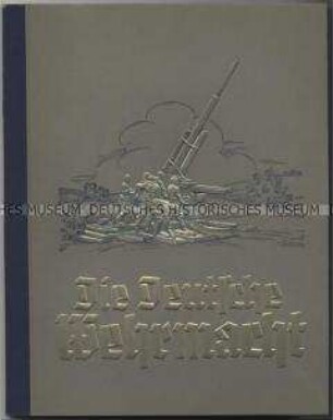 Zigarettenbilder-Sammelalbum mit Motiven der deutschen Wehrmacht