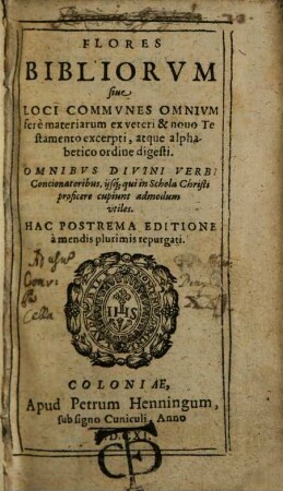 Flores bibliae