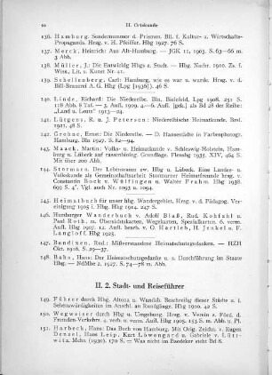II. 2. Stadt- und Reiseführer