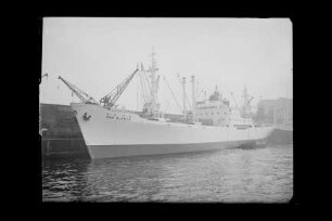 Cap Blanco (1955), Frachtschiff (reefer), Hamburg Südamerikanische Dampfschifffahrts-Gesellschaft A/S & Co KG (HSDG), Antwerpen, Bau-Nr. 450