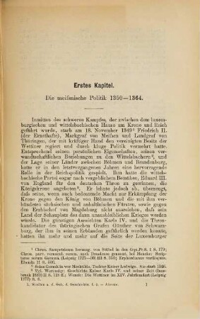 Die Wettiner und Kaiser Karl IV. : ein Beitrag zur Geschichte der Wettinischen Politik 1364 - 1379