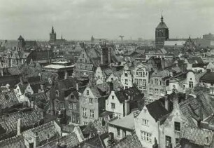 Danzig. Blick vom Turm der Sternwarte nach Norden