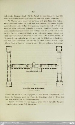 Grundriss vom Waisenhause