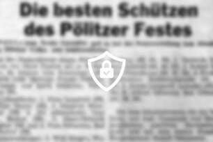 Die besten Schützen des Pölitzer Festes