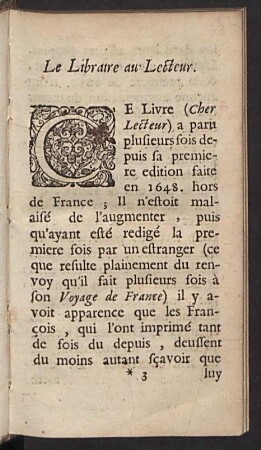 Le Libraire au Lecteur.