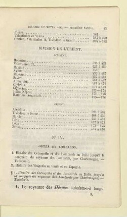 N° IV. Goths et Lombards
