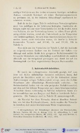 2. Kalziumkarbid-Aufschlüsse