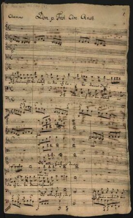 Ich freue mich und bin fröhlich in dir; V (4), Coro, orch; F-Dur