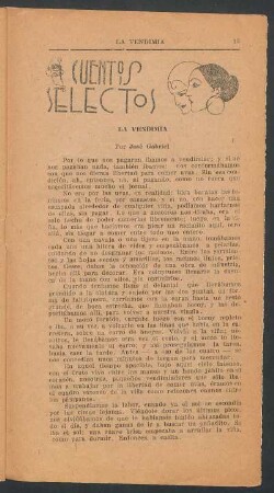 La vendimia : Cuentos selectos