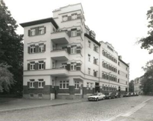 Wurzen. Wohnhaus, Hermann-Ilgen-Straße 18/14 (um 1935). Straßenansicht
