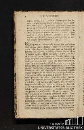 Quamquam te, Marce fili [...]