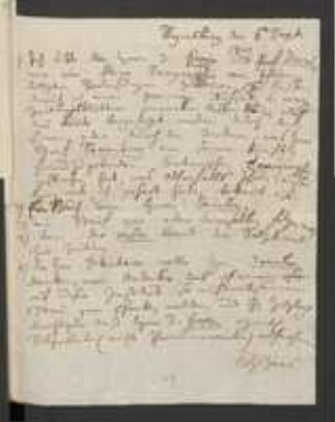 Brief von Johann Jacob Kohlhaas an David Heinrich Hoppe, Jeunet Duval und Johann Heinrich Lang