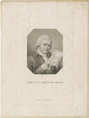 Bildnis des Christian Gottlob Heyne
