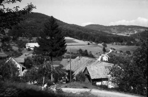 Endenburg: Gasthaus Pflug, von oben