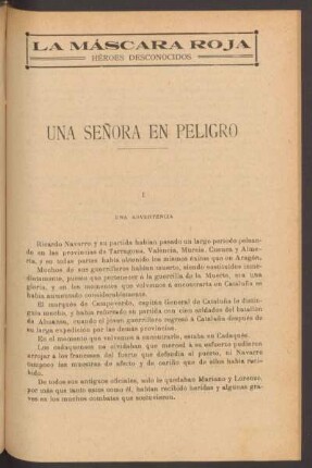 I - Una advertencia