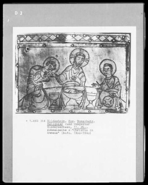 Schmalseite: Christus in Emaus