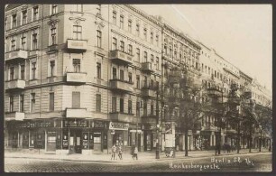 Ansichtskarte Reichenberger Straße, Ecke Glogauer Straße [1/2]