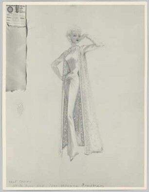 Last Casino - White dull silk. coat organza. bugle beads (Materialtitel)