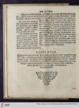 Resolutio