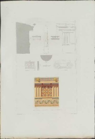 Pl. 17. F. VIII. Face latérale du chapteau.