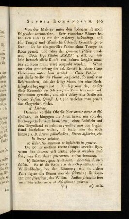 309-322, b. scientiae, quas tractabant,