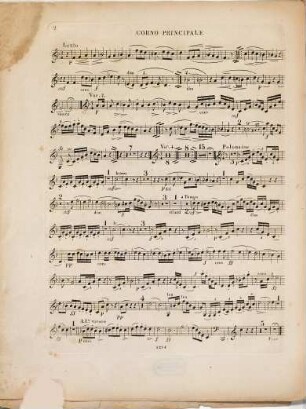 Pot pourri pour flûte, hautbois, clarinette, cor et basson avec accompagnement de l'orchestre : oeuv. 3