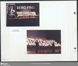 Jahreskonzert des Bergsteigerchores mit dem Pionier- und Jugendchor des Bergsteigerchores (Bild 1) : Dirigent: Annelies Sebastian