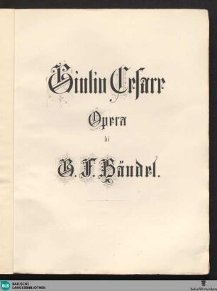 68: Giulio Cesare : opera