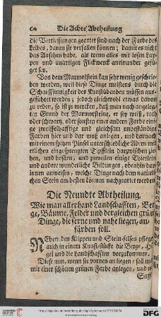 Die Neundte Abtheilung